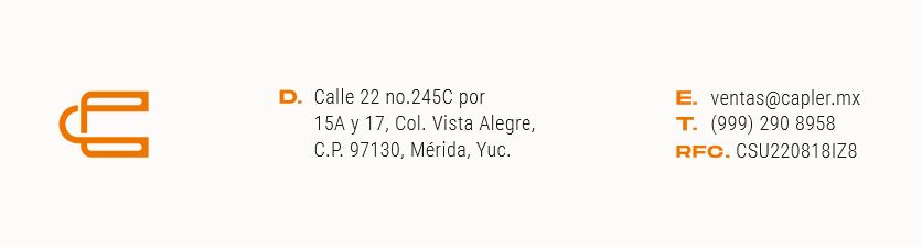 Datos de contacto en capler.mx